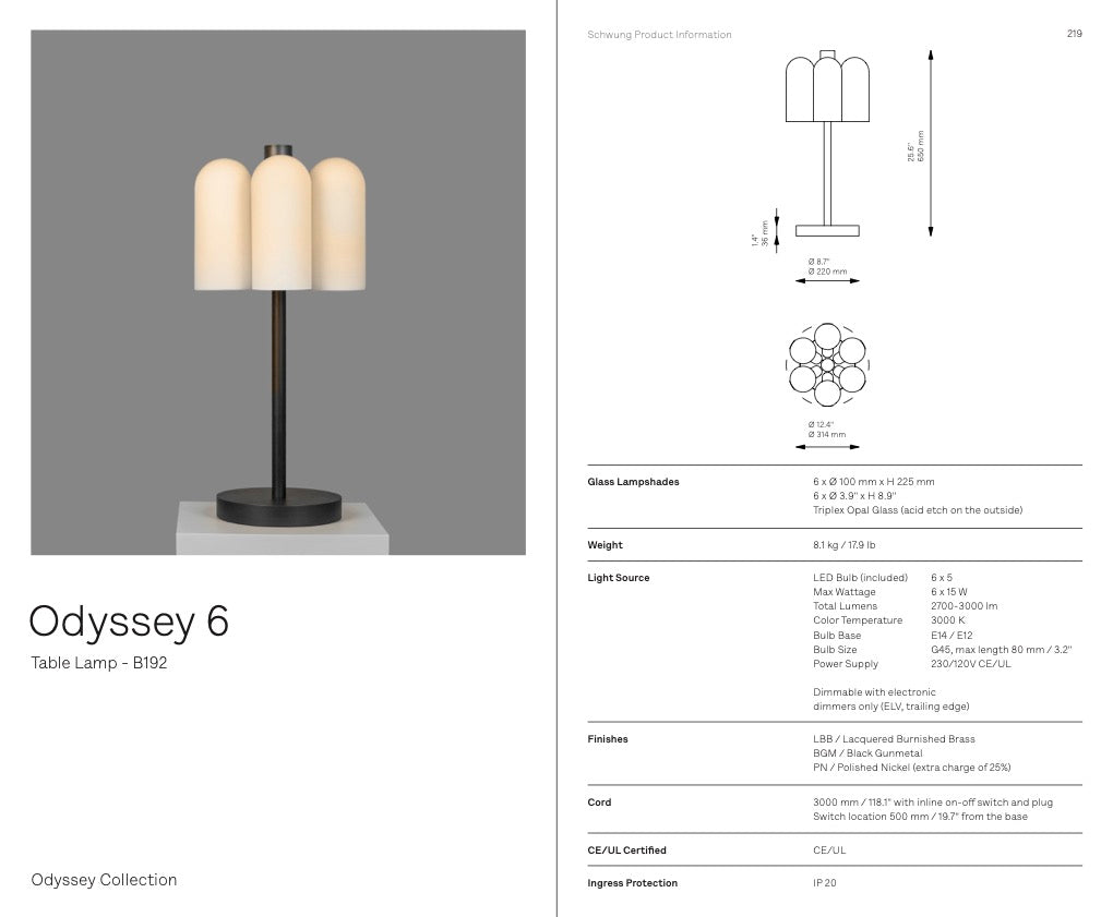 Odyssey Table Lamp 6